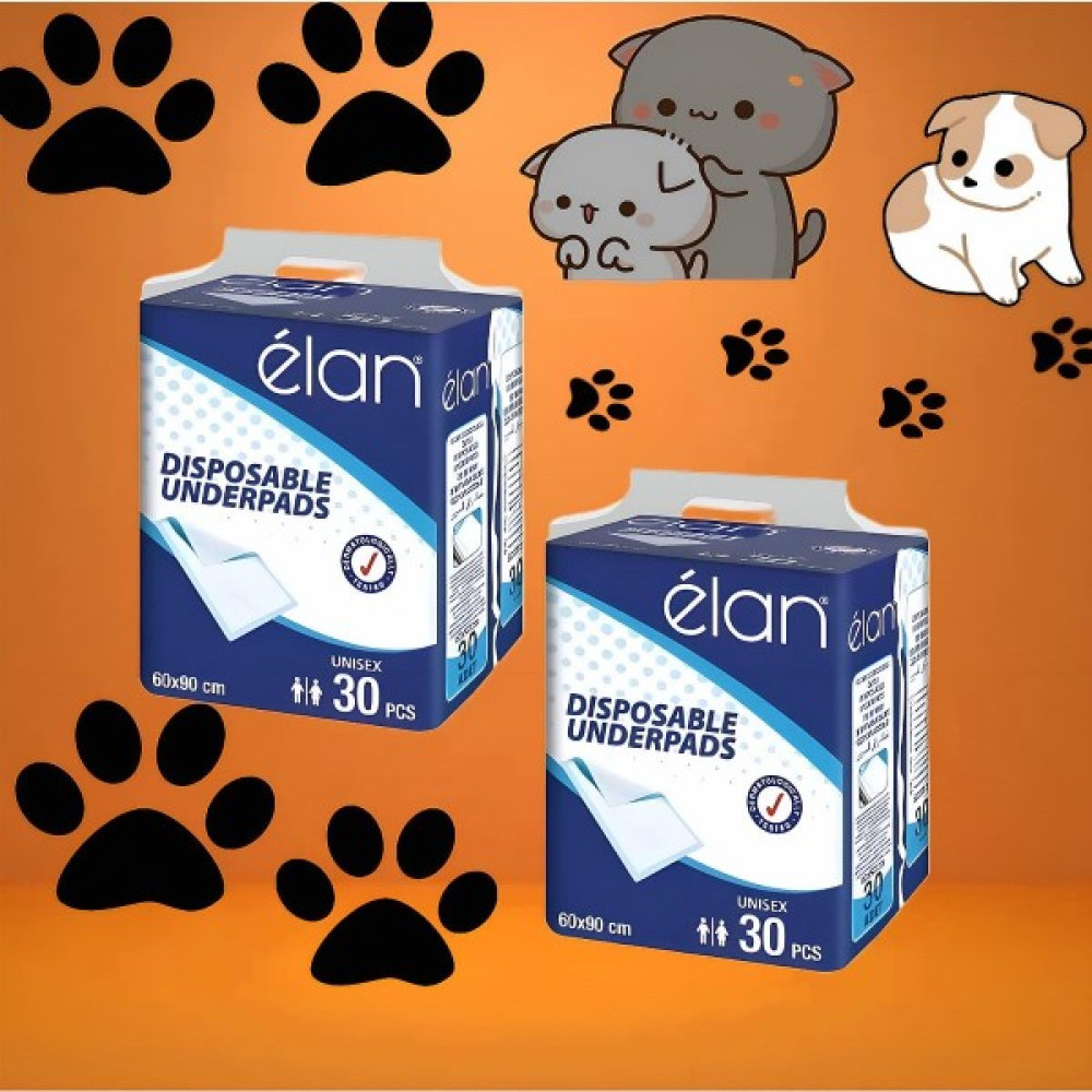 Elan Kedi Köpek Çiş Pedi 60X90 30LU-2 Paket Çiş Evcil Hayvan Ürünleri Fiyatı