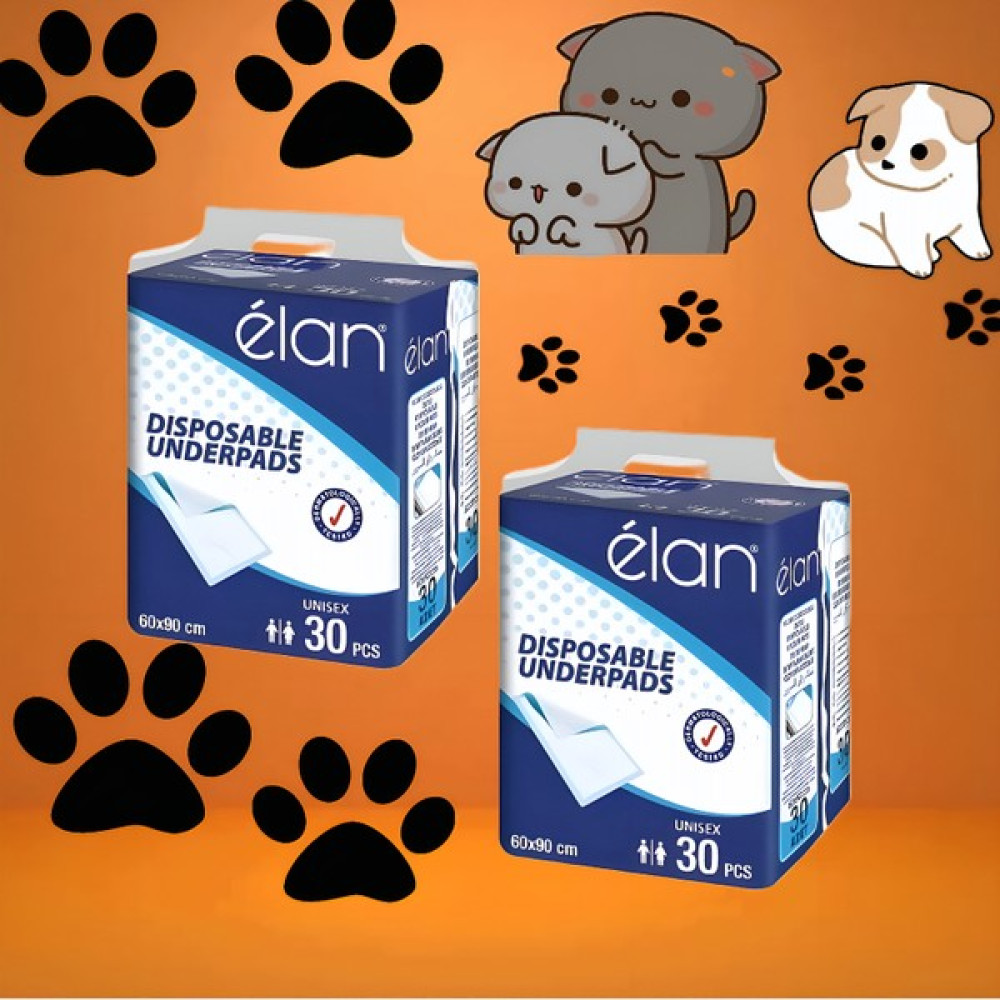 Elan Kedi ve Köpek Çiş Pedi 60X90 30'lu 2 Paket Evcil Hayvan Ürünleri Fiyatı