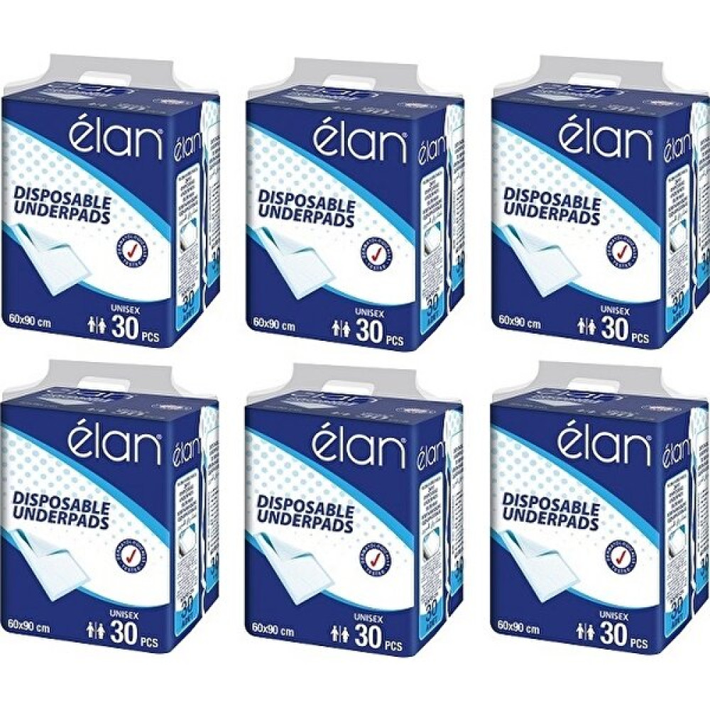 Elan Yatak Koruyucu Serme Bez 60 cm x 90 cm 30'lu Paket - 6 Adet - 60 x 90 cm Alez / Yatak Koruyucu Fiyatı