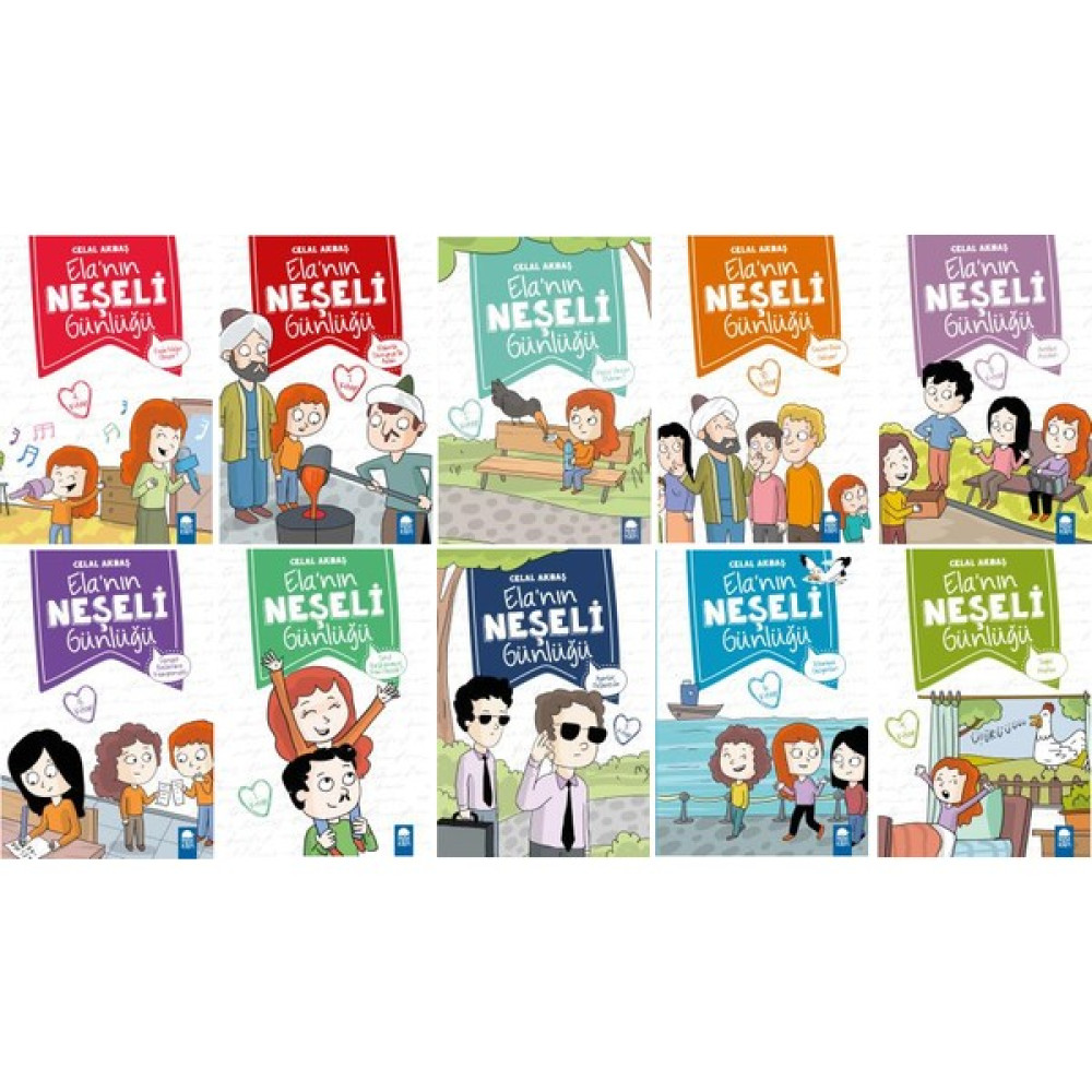 Ela'nın Neşeli Günlüğü 10 Kitap Set / 2. Sınıflar Için Okuma Seti Çocuk Öykü Fiyatı