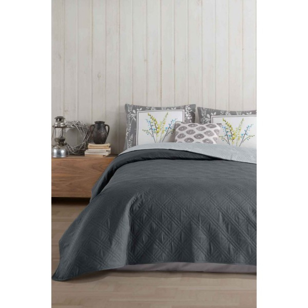 Elart Elart yatak Örtüsü Çok Amaçlı Çift Kişilik Trend Gri - 200 x 220 cm Yatak Örtüsü Fiyatı