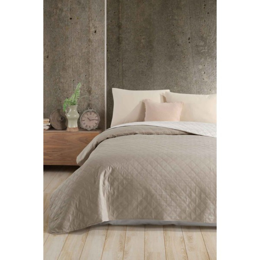 Elart Elart yatak Örtüsü Çok Amaçlı Tek Kişilik Trend Bej - 160 x 220 cm Yatak Örtüsü Fiyatı
