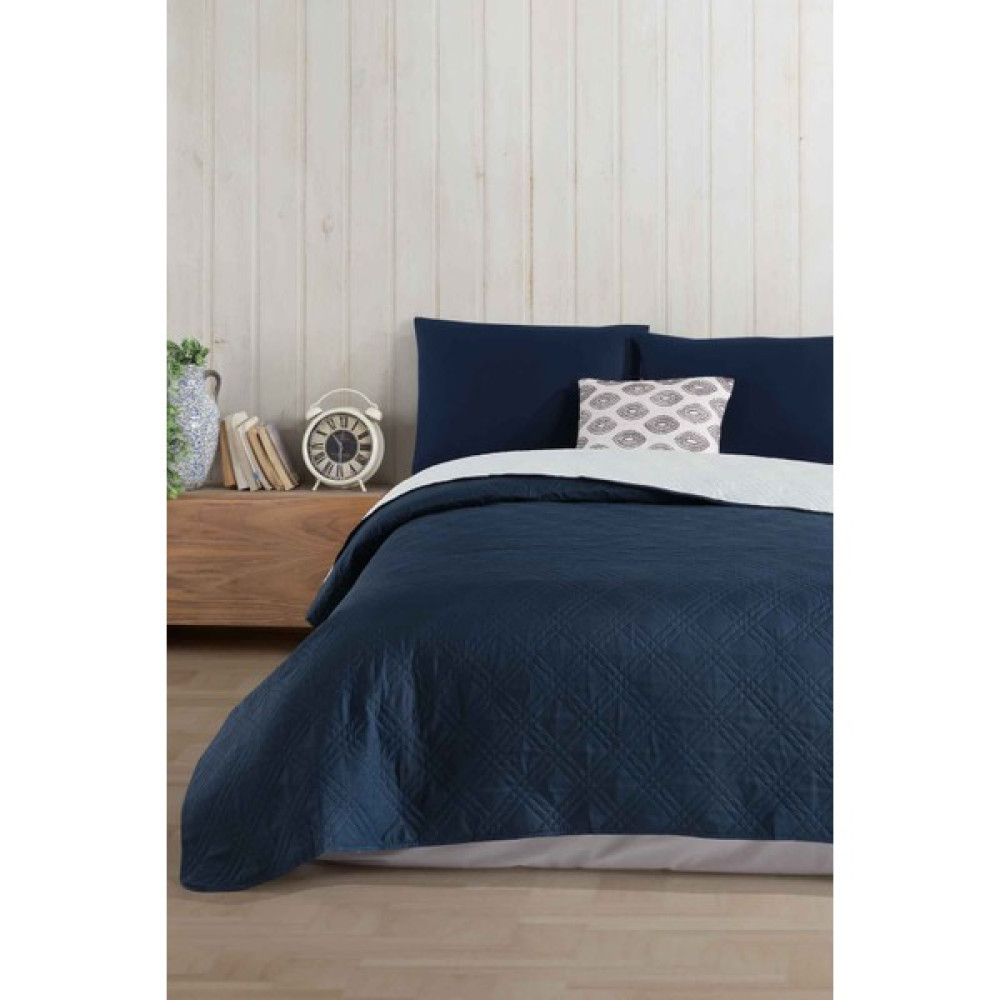 Elart Elart yatak Örtüsü Çok Amaçlı Tek Kişilik Trend Lacivert - 160 x 220 cm Yatak Örtüsü Fiyatı