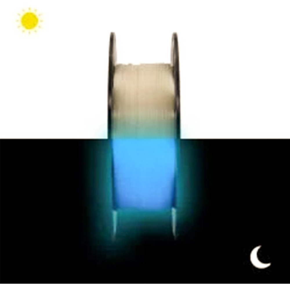 Elas Mavi Glow Pla Plus Filament 1 kg - Fosforlu Mavi Filament Fiyatı