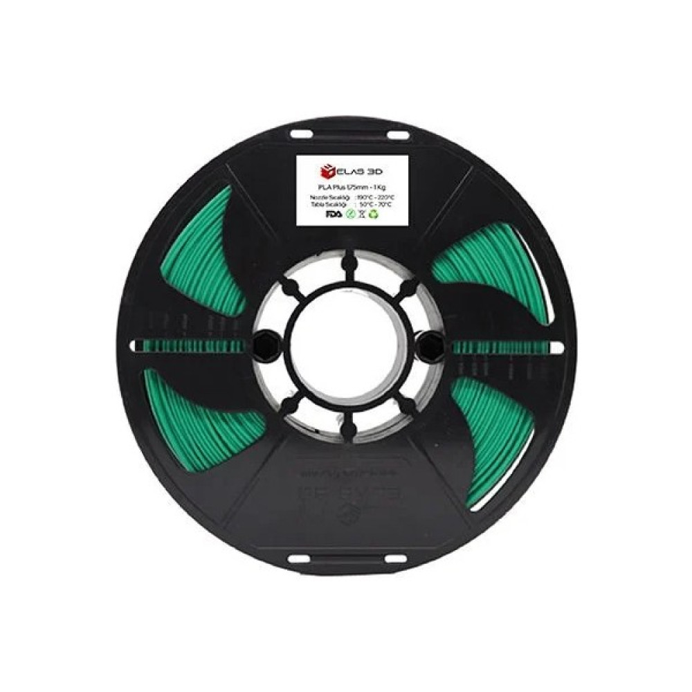 Elas Pla Plus Filament Yeşil 1.75MM 1kg Standart Oto Boyaları Fiyatı