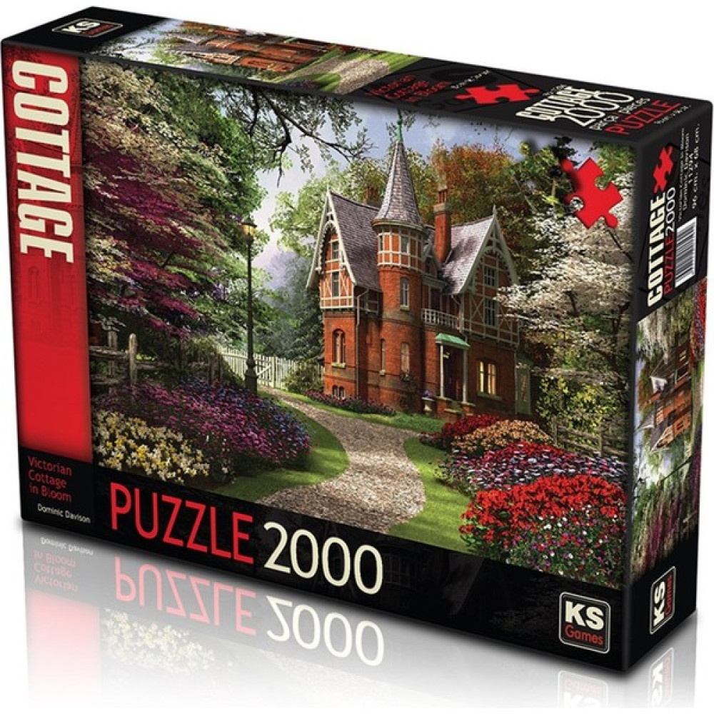 Elasya Hediyelik 11294 Ks, Victorian Cottage In Bloom, 2000 Parça Puzzle Oto Boyaları Fiyatı