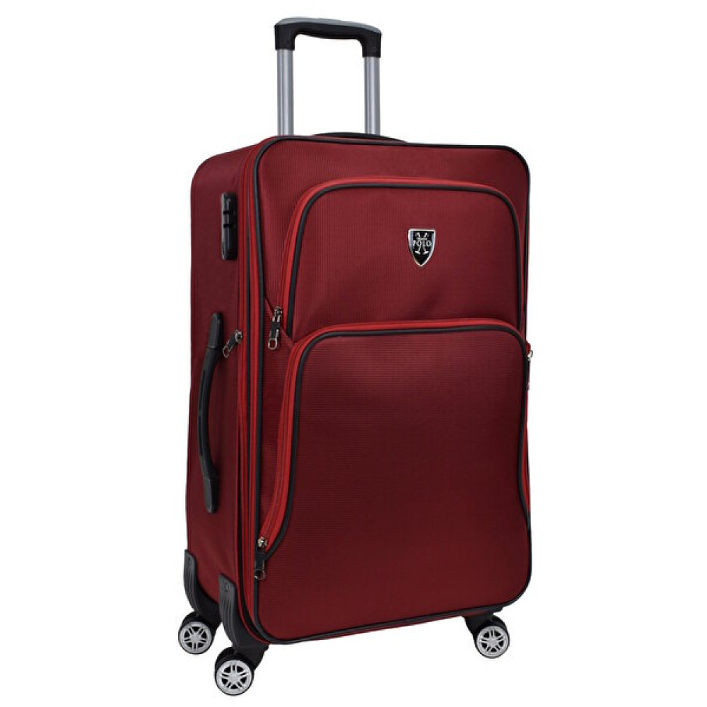 Elatae V089 Travel Polo 4 Tekerlekli Kumaş Bordo Büyük Boy Valiz Bavul / Valiz Fiyatı
