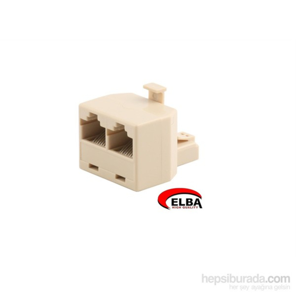 Elba 8P8c Jack- 2X8p8c Jack 2Li Rj45 Çokla Jk8464 Bilgisayar Çevirici ve Adaptörü Fiyatı