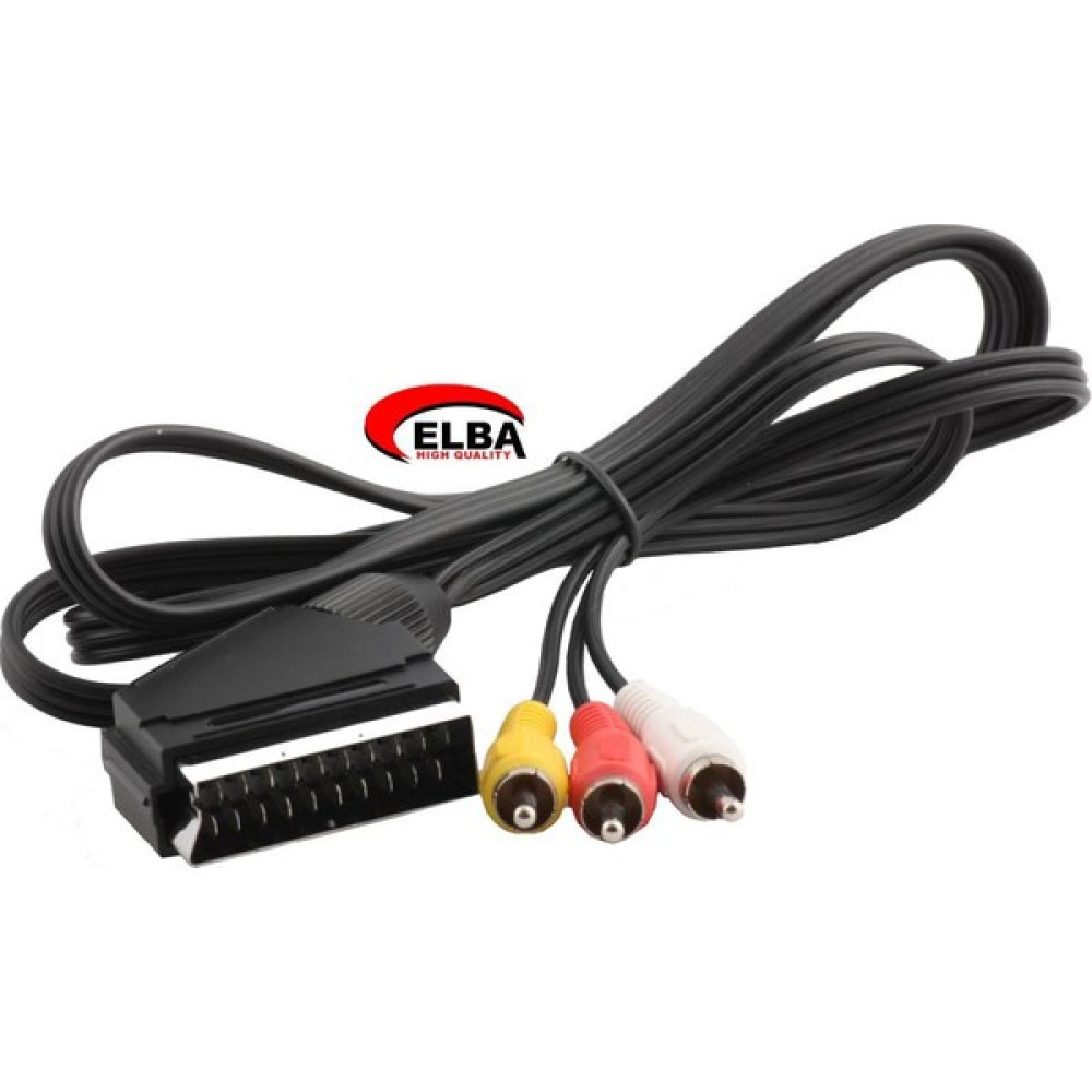 Elba C50338 Scart To 3Rca 1.5Mt Kablo HDMI Kablo Fiyatı