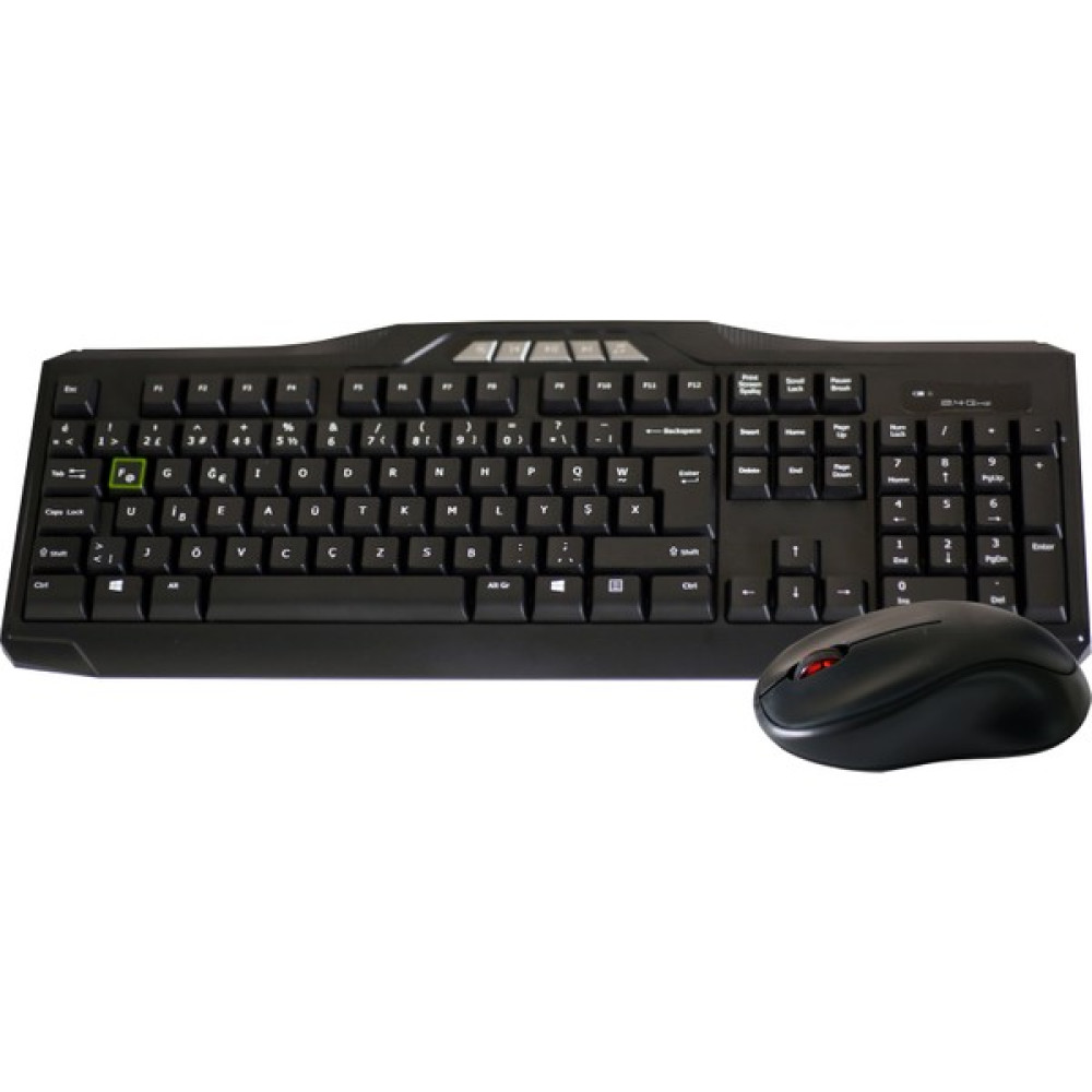 Elba Ec-266 F Usb Siyah Kablosuz Klavye Mouse Set Klavye - Mouse Fiyatı