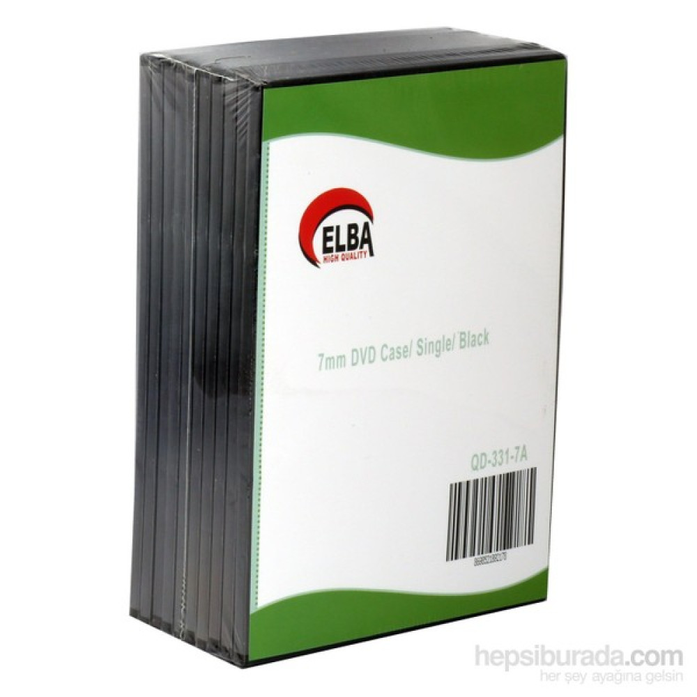 Elba Qd-331.7A 1Li Siyah 7Mm Dvd Kutusu HDD Kutuları Fiyatı