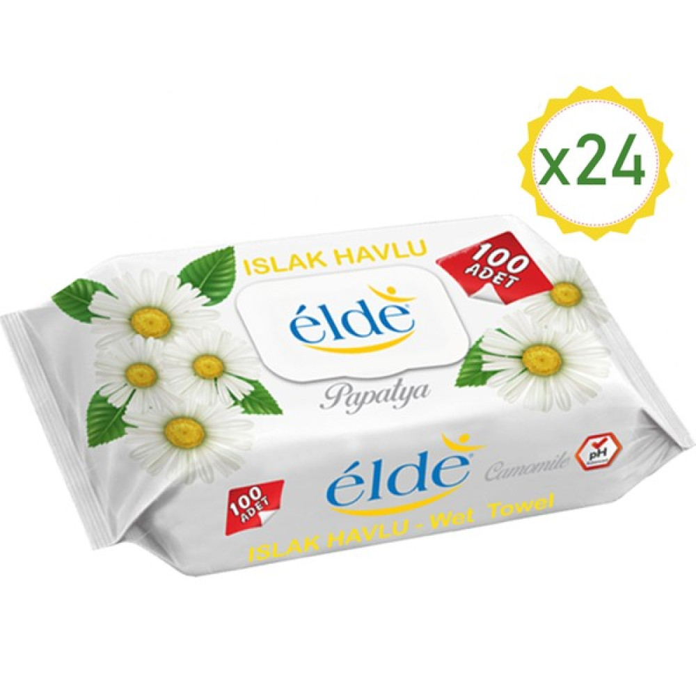 Elde Islak Havlu Papatya 100'lü x 24 Bebek Bakım Fiyatı