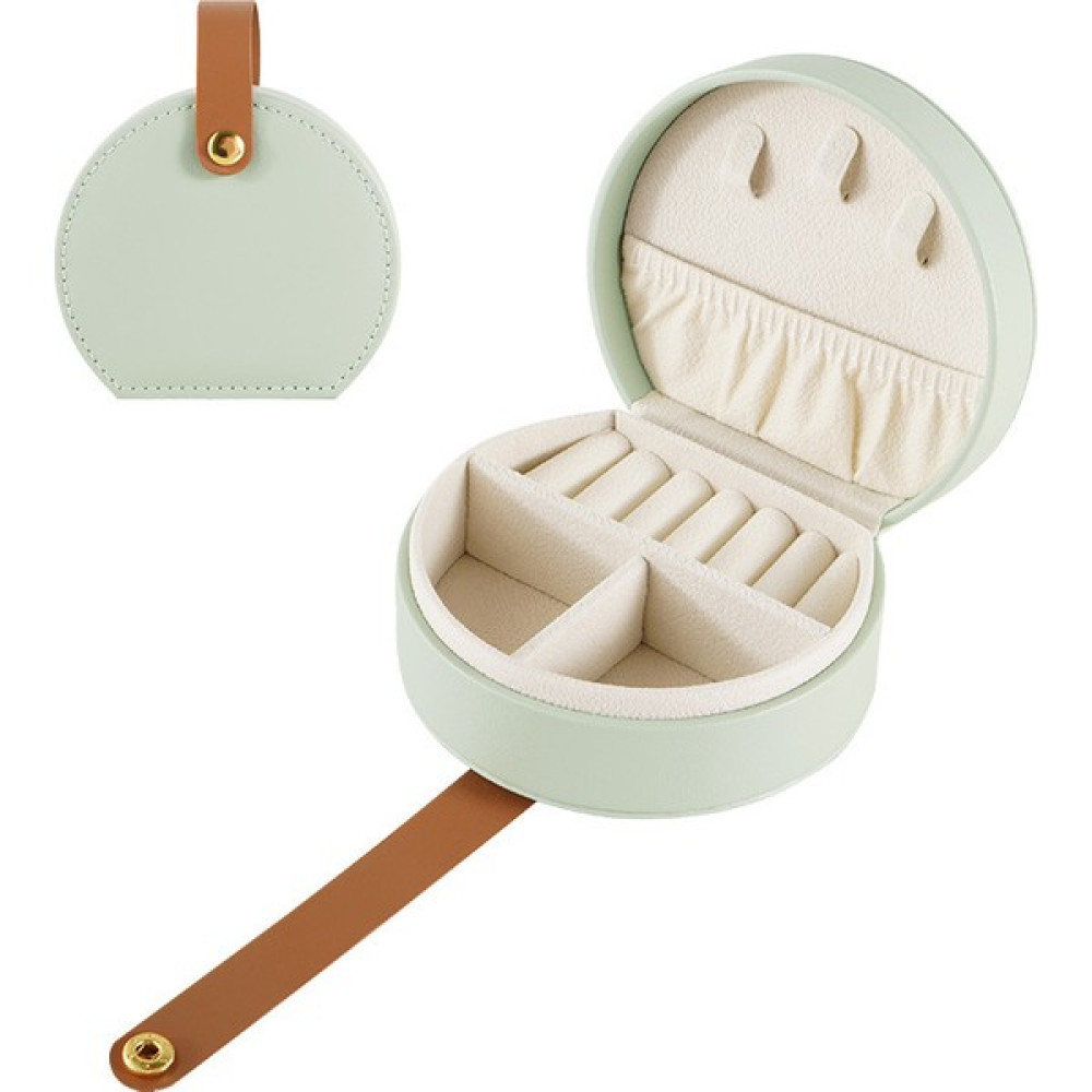 Elde Taşınabilir Mücevher Çantası Mini Kolye Yüzük Küpe Küpe Çocuk Saç Aksesuarları Düzenleyici (Yurt Dışından) - 10*9*4.5CM - Yeşil Eşya Saklama Kutusu Fiyatı