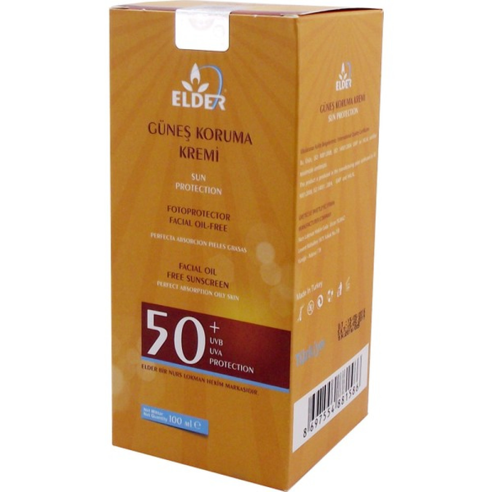 Elder Güneş Koruma Kremi 100 ml Güneş Kremleri ve Losyonları Fiyatı