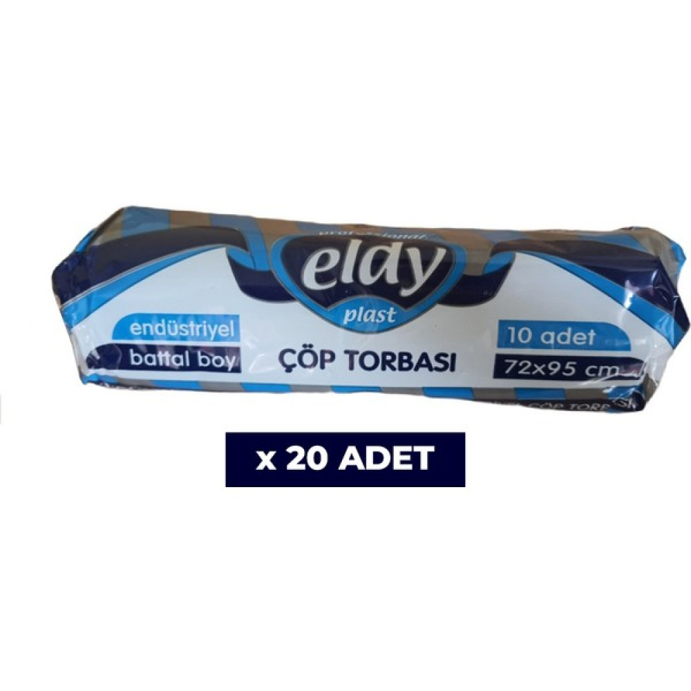 Eldy Endüstriyel Rulo Çöp Torbası Battal Boy 72X95 20 Adet Çöp Poşetleri Fiyatı