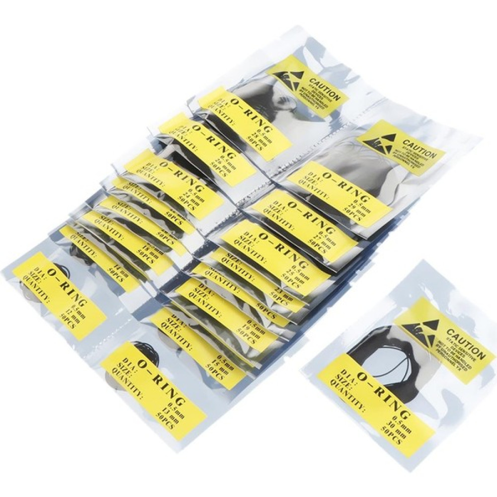 Eleanos 950 Adetgrup Evrensel Kauçuk O-Yüzük Izle Arka Kapak Sızdırmazlık Contaları Yıkayıcılar Seti - 0.5mm (Yurt Dışından) - Black Giyilebilir Teknoloji Aksesuarları Fiyatı