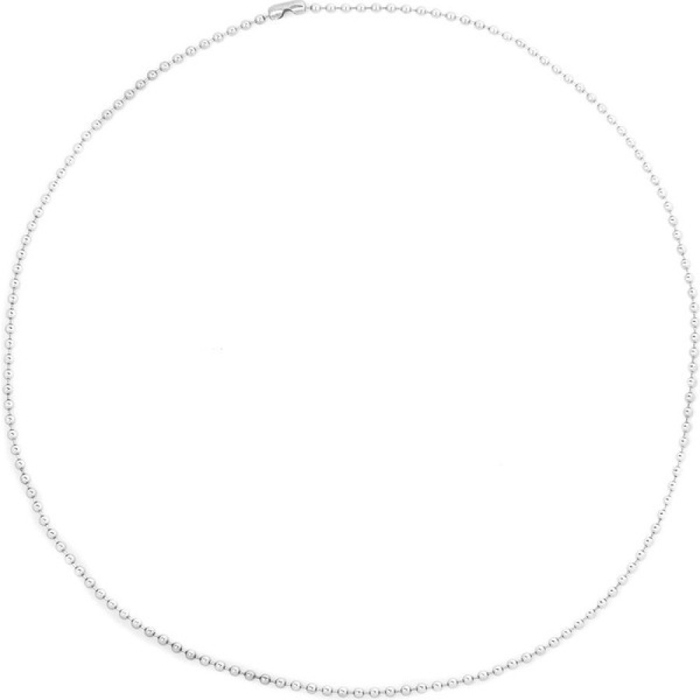 Eleanos Unisex Kolye Zinciri Paslanmaz Çelik Top Boncuk Kolye Zinciri 49 cm (Yurt Dışından) Bijuteri Kolye Fiyatı