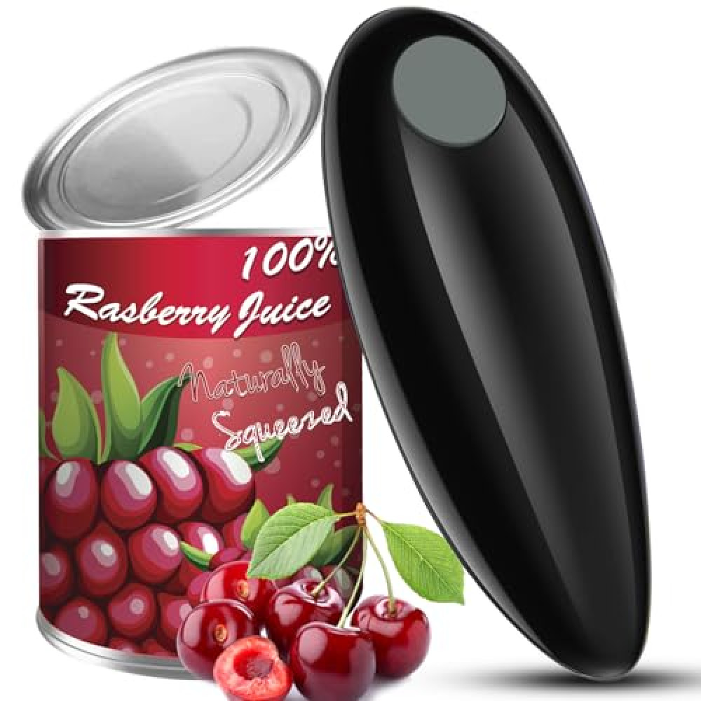 Electric Can Opener, One-touch Automatic Can opener, Handheld opener and Smooth Edge Kitchen Gadget Can Openers for Seniors with Arthritis