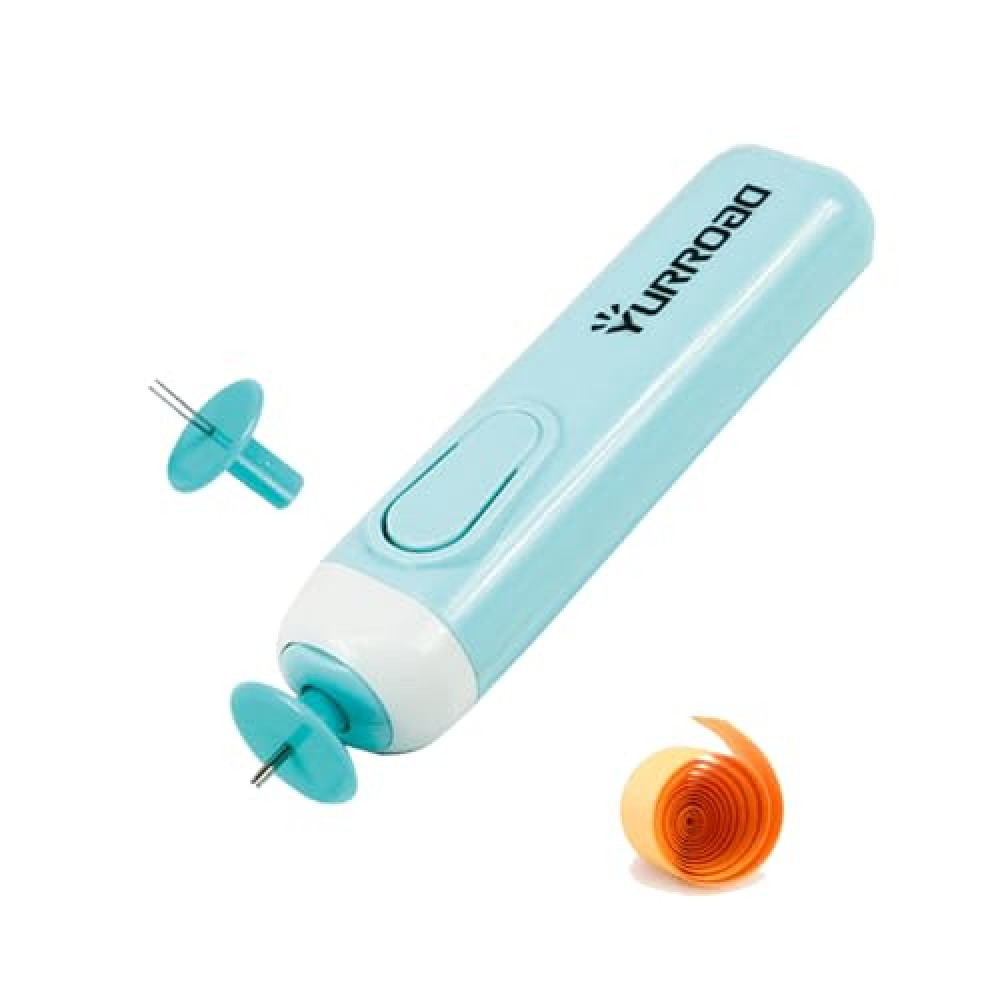 Electric Slotted Tool Electric Quilling Pen Automated Paper Volume Curling Pen for Paper Rolling Crafts