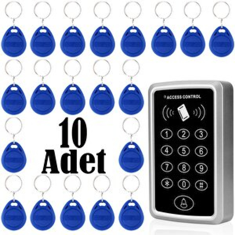 Electrima Rfıd Şifreli Kapı Kilidi - Kartlı Geçiş Kontrol Sistemi +10 Tag Kilit Fiyatı
