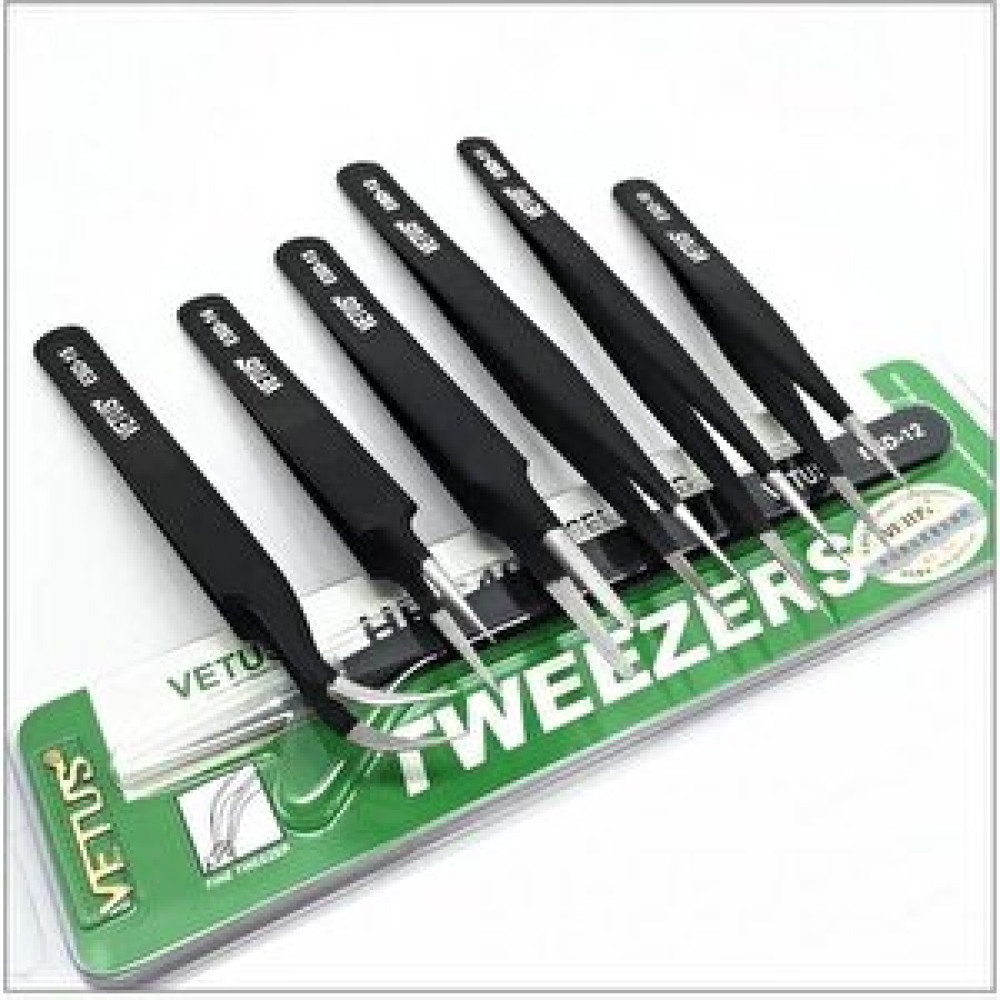 Electrima x Hassas Elektronik Cımbız Seti Antistatik Çelik Tweezer Set Manikür & Pedikür Seti Fiyatı