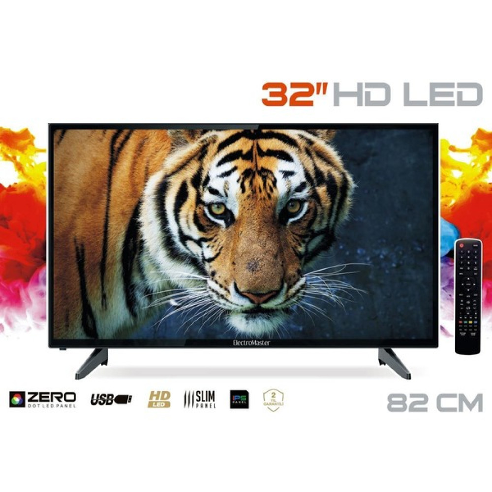 Electromaster ETV-232 32" 82 Ekran Uydu Alıcılı HD LED TV Televizyonlar Fiyatı