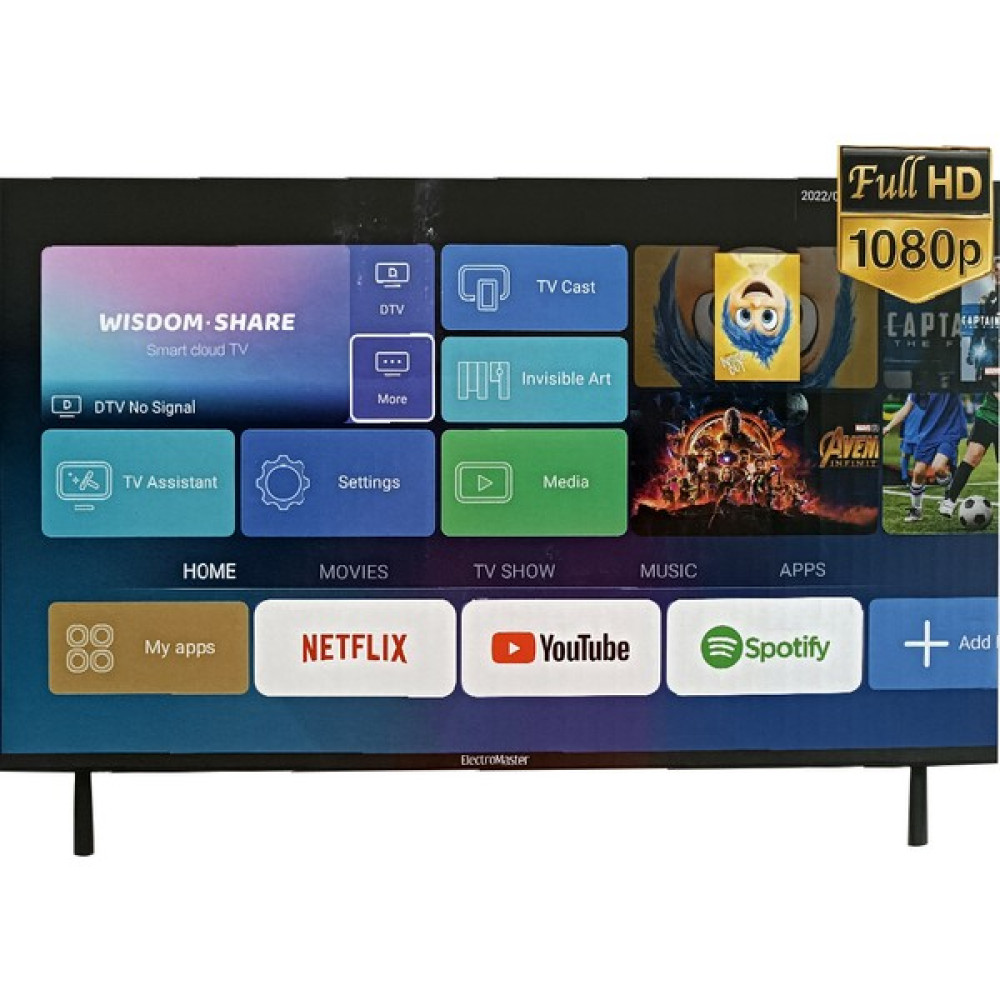 ElectroMaster ETV-332 32" 82 Ekran Uydu Alıcılı Full HD Android Smart LED TV Televizyonlar Fiyatı