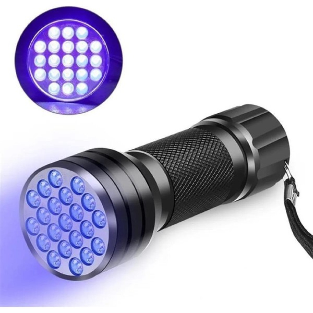 Electronaz 21 LED Uv Ultraviyole El Feneri Para Kimlik Hayvan Kehribar Oltu Taşı Kontrol El Feneri Fiyatı