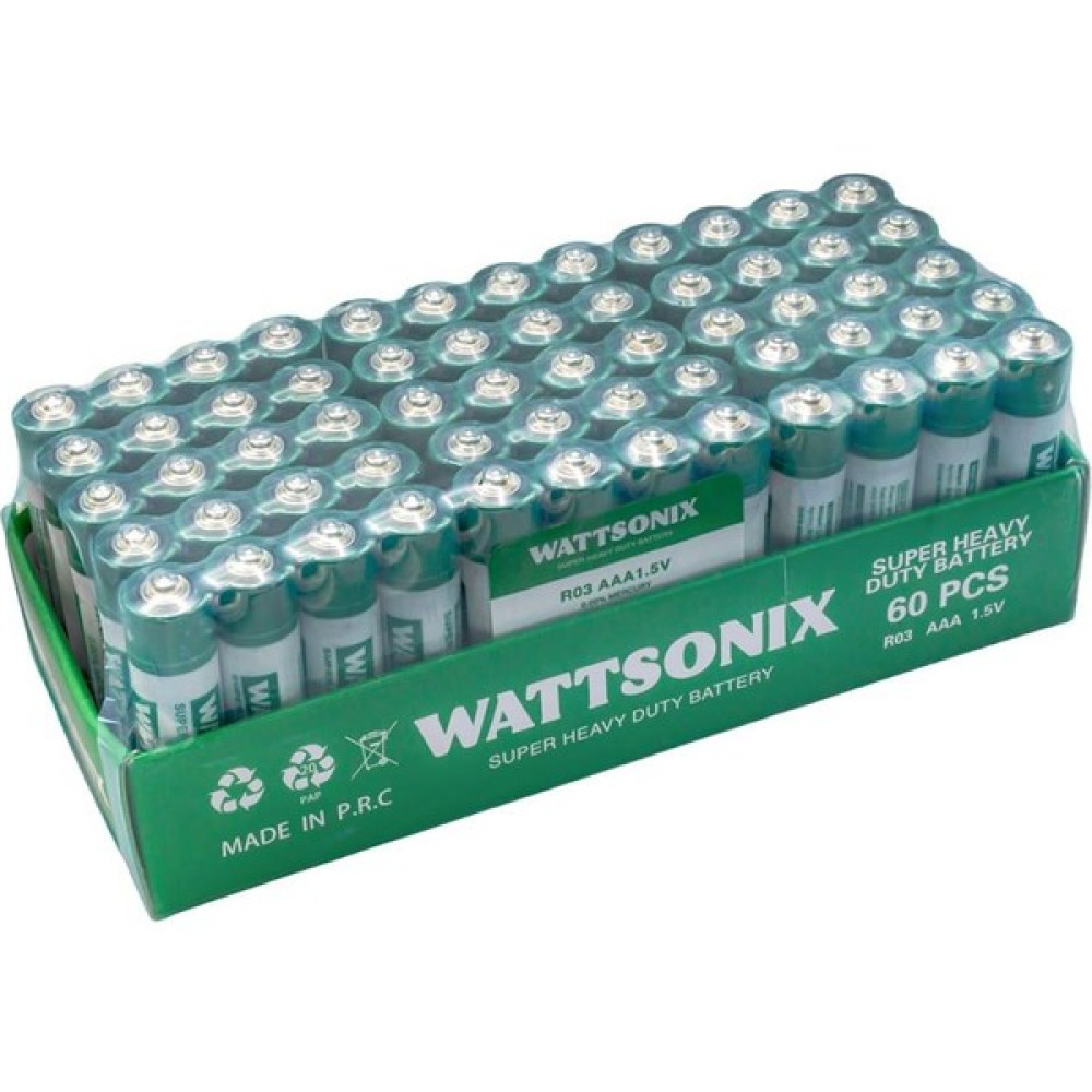 Electronaz Wattsonıx R03 Aaa Ince Kalem Pil (60'lı Paket Kumanda Pili) Diğer Fiyatı