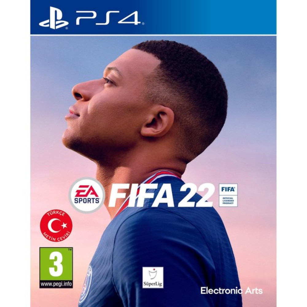 Electronic Arts Fifa 22 Ps4 Türkçe Menü PlayStation 4 PS4 Oyunları Fiyatı