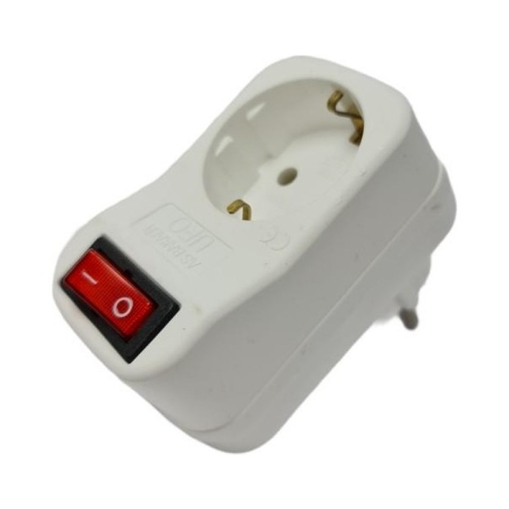Electroon Ufo Tekli Akım Korumalı Anahtarlı Priz Beyaz 3500W 16A Prizler Fiyatı