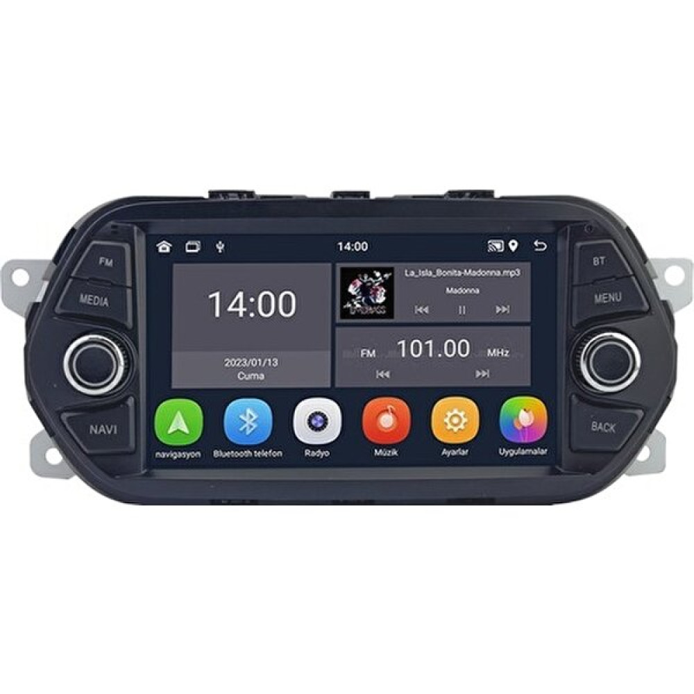 ELECTROPAD Fiat Egea Android Multimedya Sistemi - Kablosuz Apple Car Play - Android Auto (2015-2023) - Siyah Oto Görüntü Sistemleri Fiyatı