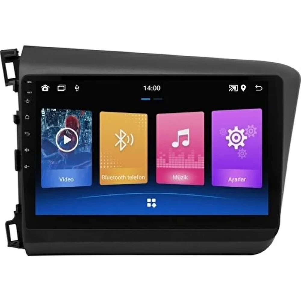 ELECTROPAD Honda Civic Fb7 Android Multimedya Sistemi Android Auto Apple Carplay - Siyah Oto Görüntü Sistemleri Fiyatı