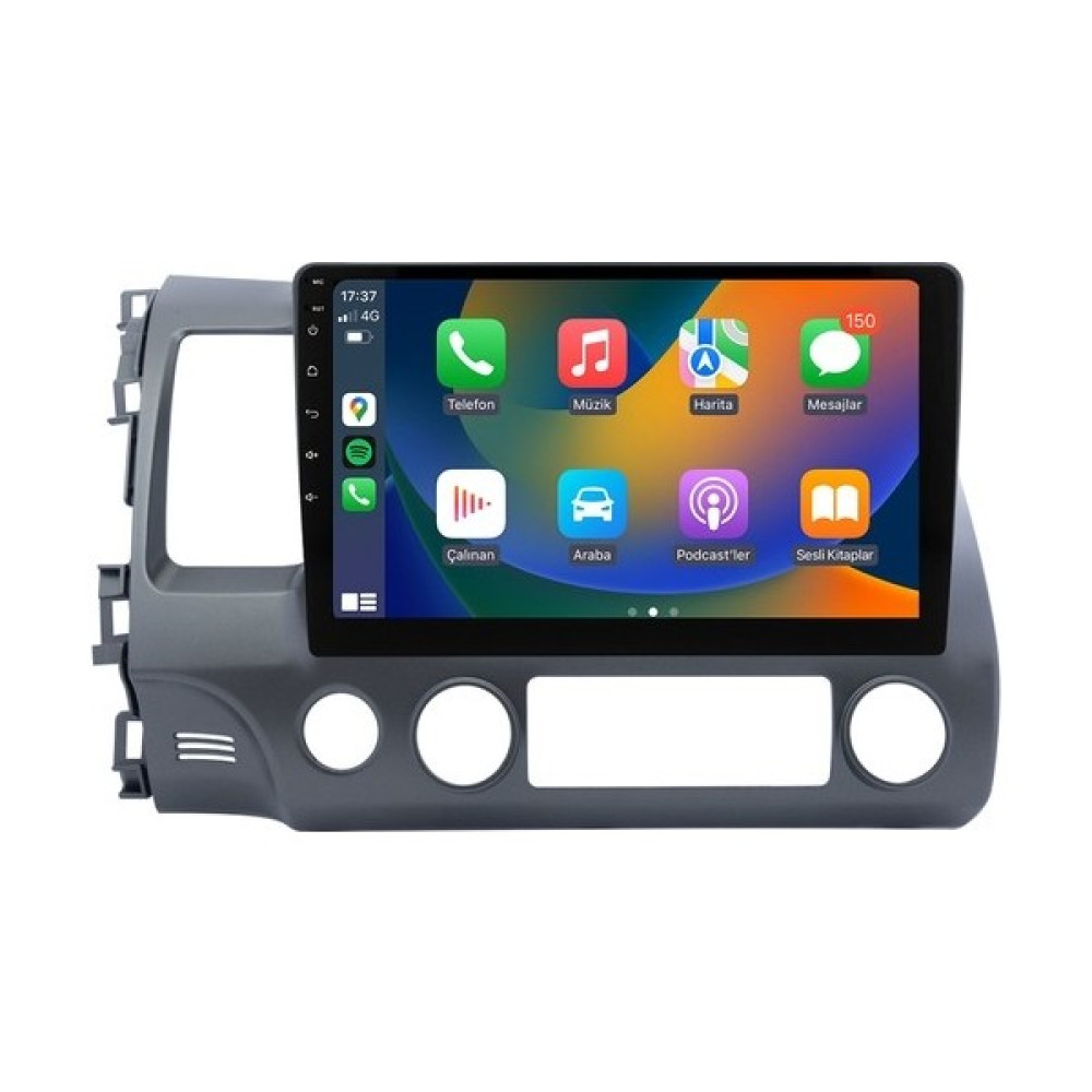 ELECTROPAD Honda Civic Fd6 Android Multimedya Sistemi Apple Carplay Android Auto (2007-2012) Oto Görüntü Sistemleri Fiyatı