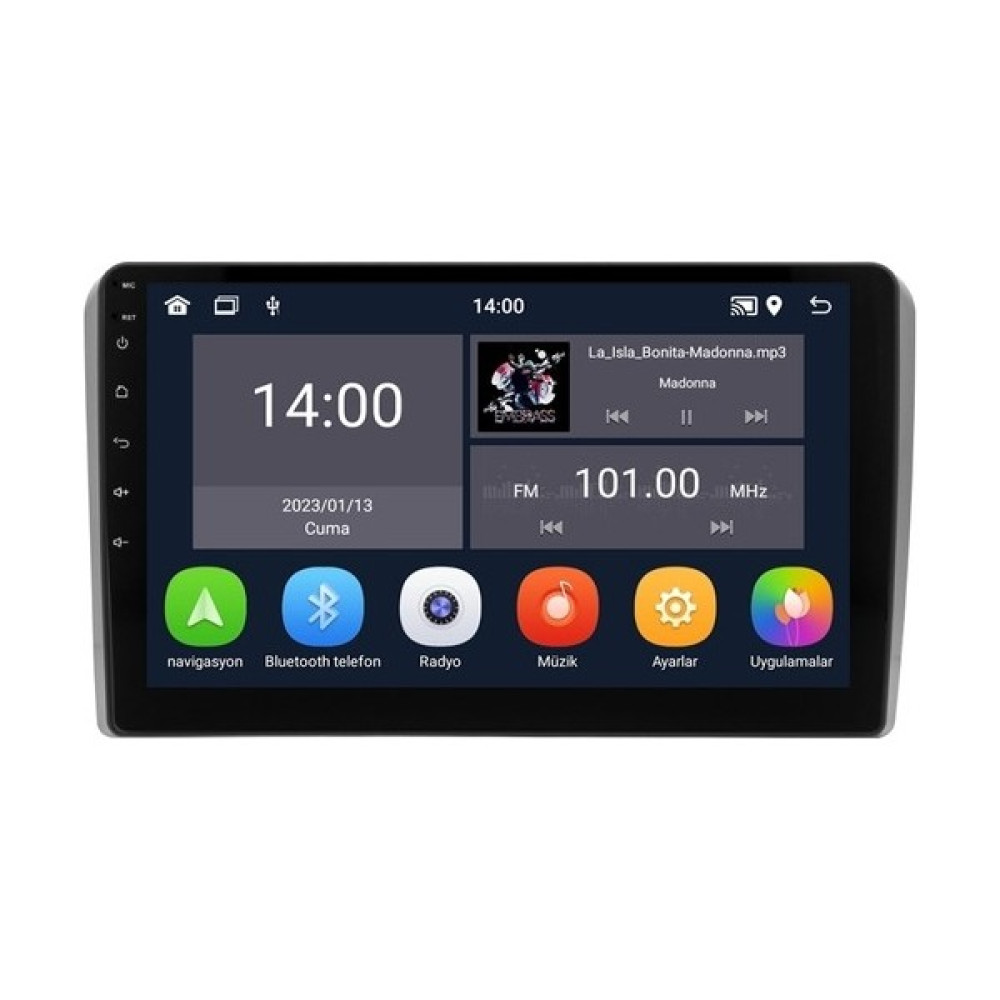ELECTROPAD Renault Express Android Multimedya Sistemi - Kablosuz Apple Car Play - Android Auto (2021-2022) - Siyah Oto Görüntü Sistemleri Fiyatı