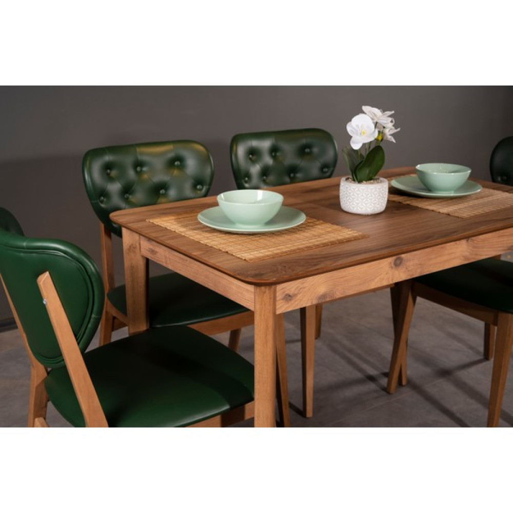 Elegan Plank 70X120(KAPALI) Yemek Masası Mutfak Masası - Ceviz Yemek & Mutfak Masası Fiyatı