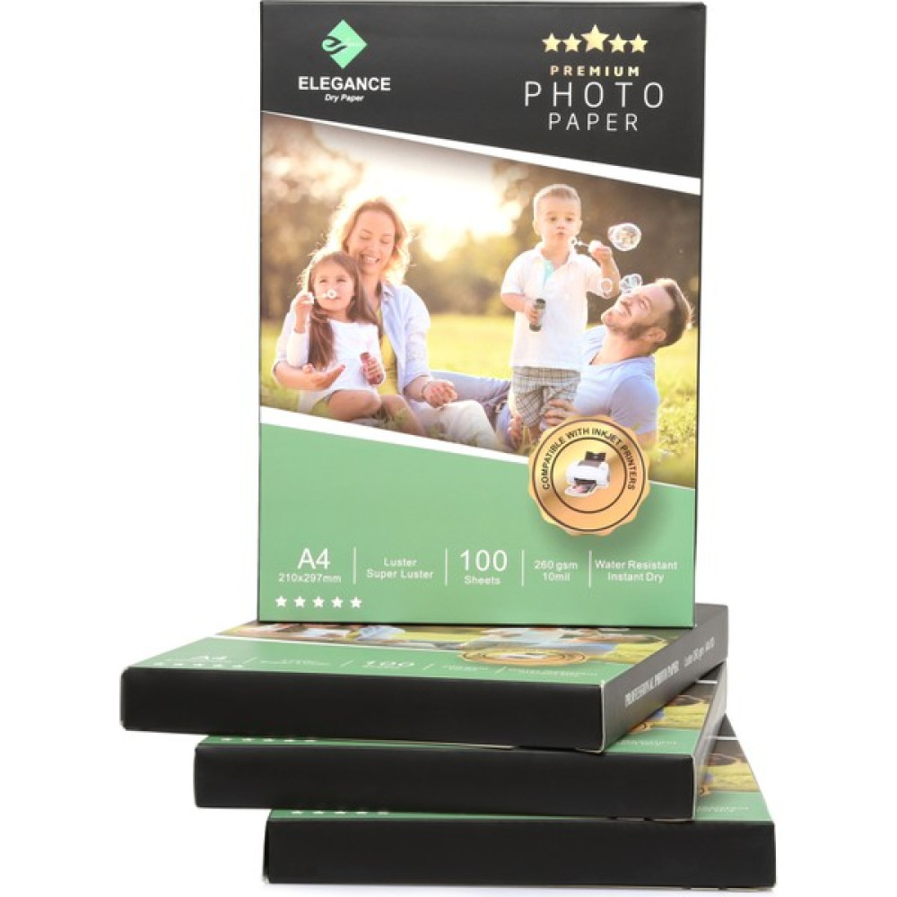 Elegance A4 210X297MM Mat / Luster 260GSM 400ADET Fotoğraf Kağıdı Oto Boyaları Fiyatı