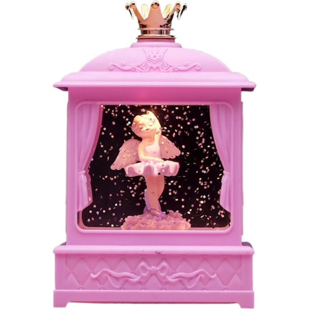 Elegance Emporium Prenses Kalesi Kristal Işık Müzik Kutusu Katie Gece Lambası Yıldız Işığı Dekorasyon Süsleme Öğrenci Yaratıcı (Yurt Dışından) - 07-Pembe Oto Boyaları Fiyatı