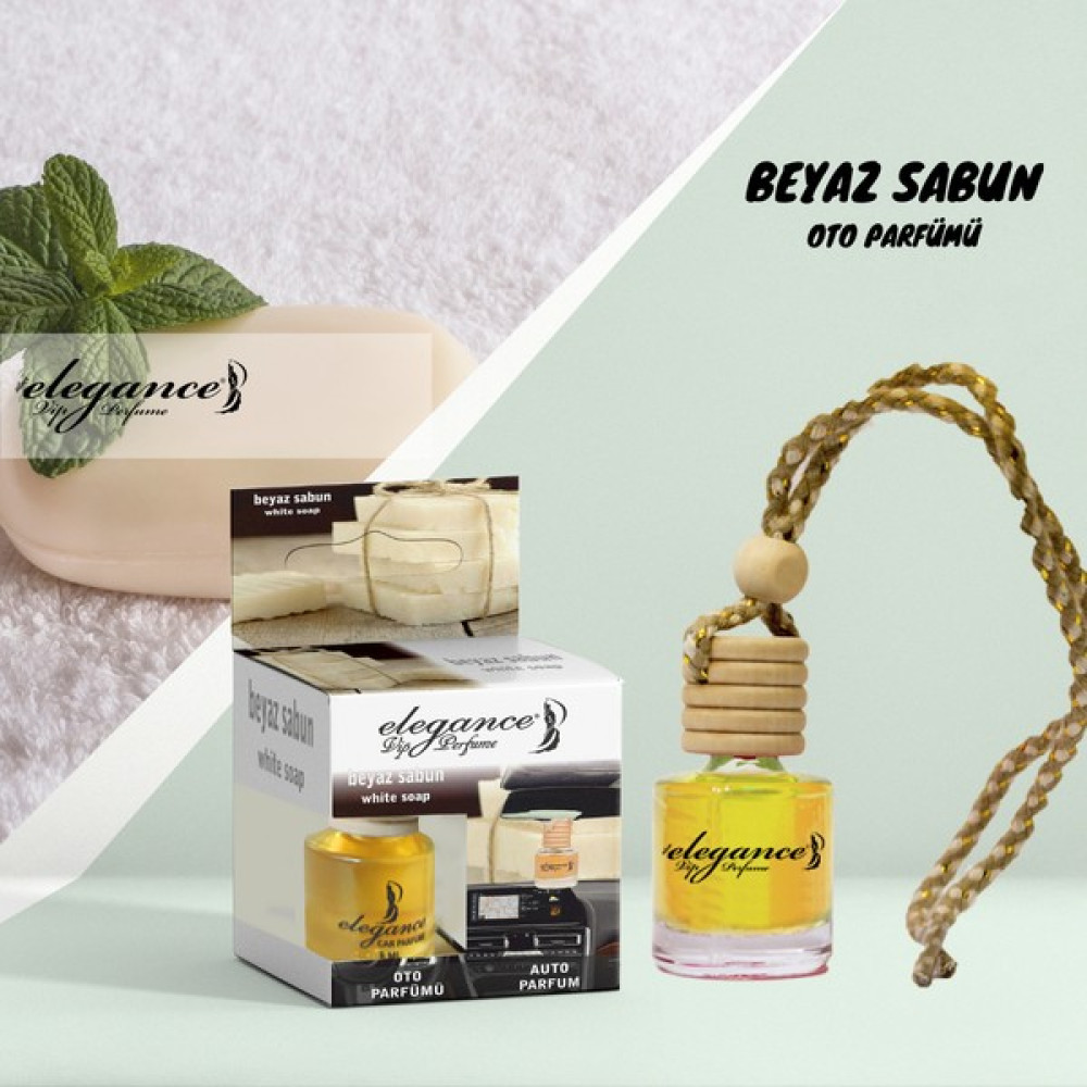 Elegance Vip Perfume Beyaz Sabun Oto Kokusu Bambu Kapaklı Araba Kokusu Oto Kokuları Fiyatı