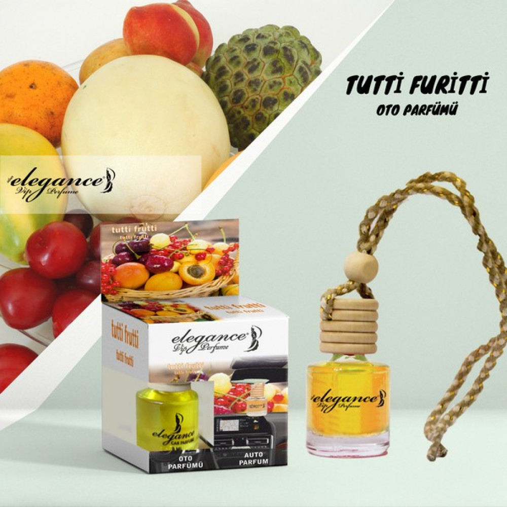 Elegance Vip Perfume Tutti Frutti Oto Kokusu Bambu Kapaklı Araba Kokusu Oto Kokuları Fiyatı