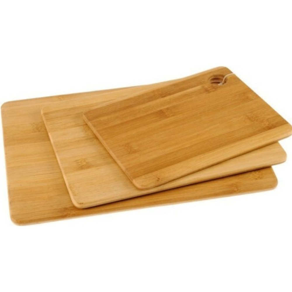 Elegancev Bambu Kesim Tahtası -Kesme Tahtası - Ekmek Tahtası - Et Tahtası-3 Lü Set Kesme Tahtaları / Kesim Tablaları Fiyatı