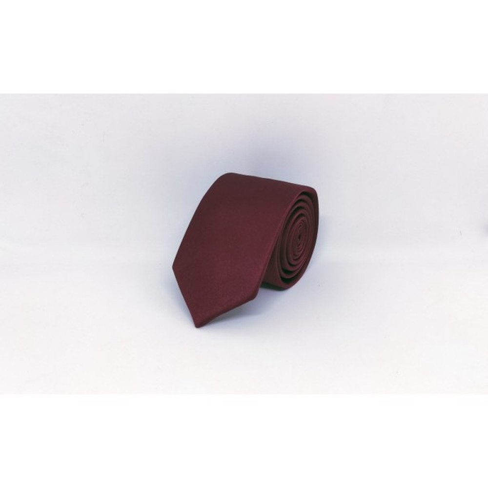 Elegante Cravatte Bordo Renginde Mat Saten Kravat ve Mendil Kravat Fiyatı