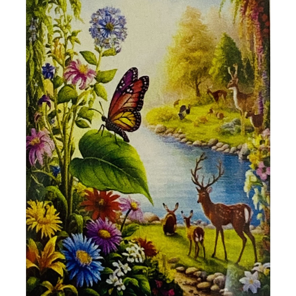 Elegantshop 5d Yapışan Boncuk Mozaik Tablo 40*50 cm XQC88416 - Meşe Kanvas Tablo Fiyatı