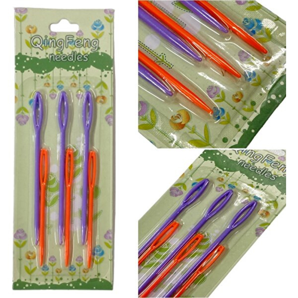 Elegantshop Qingfeng Plastik Yün Örgü Iğnesi 6'lı Set Toplu İğne & Raptiye Fiyatı
