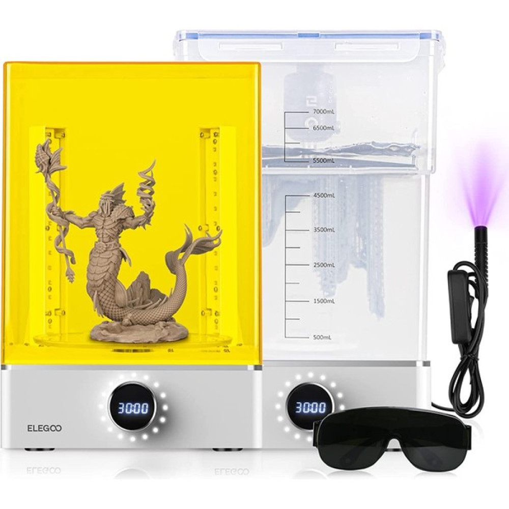 Elegoo Mercury Xs Paket Yıkama ve Kürleme Makinesi - Siyah Yazıcılar Fiyatı