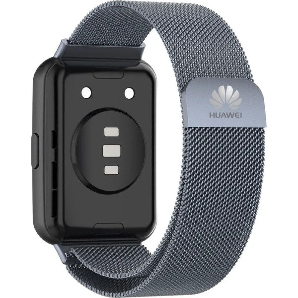 Elektro Fast Huawei Watch Fit 2 Uyumlu Paslanmaz Çelik Metal Hasır Kordon 20MM - Füme Giyilebilir Teknoloji Aksesuarları Fiyatı