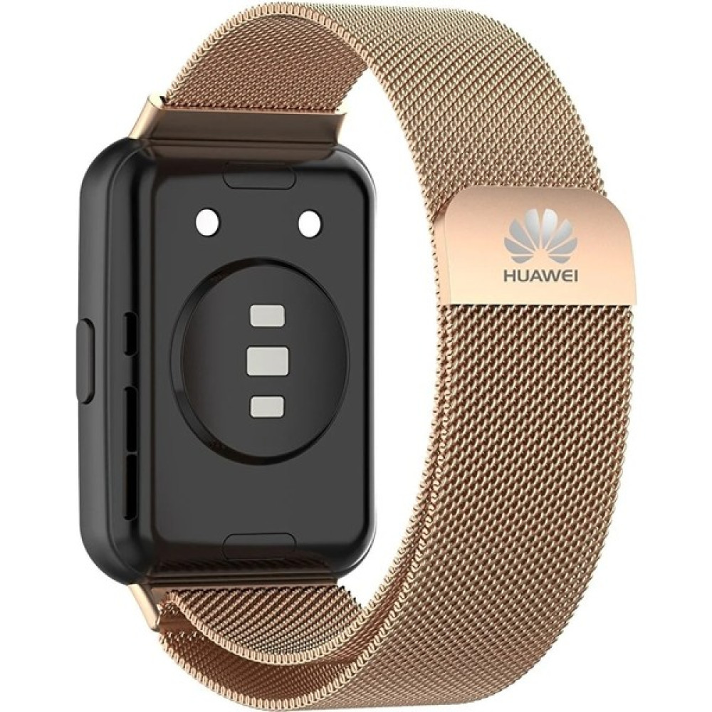 Elektro Fast Huawei Watch Fit 2 Uyumlu Paslanmaz Çelik Metal Hasır Kordon 20MM - Gold Giyilebilir Teknoloji Aksesuarları Fiyatı