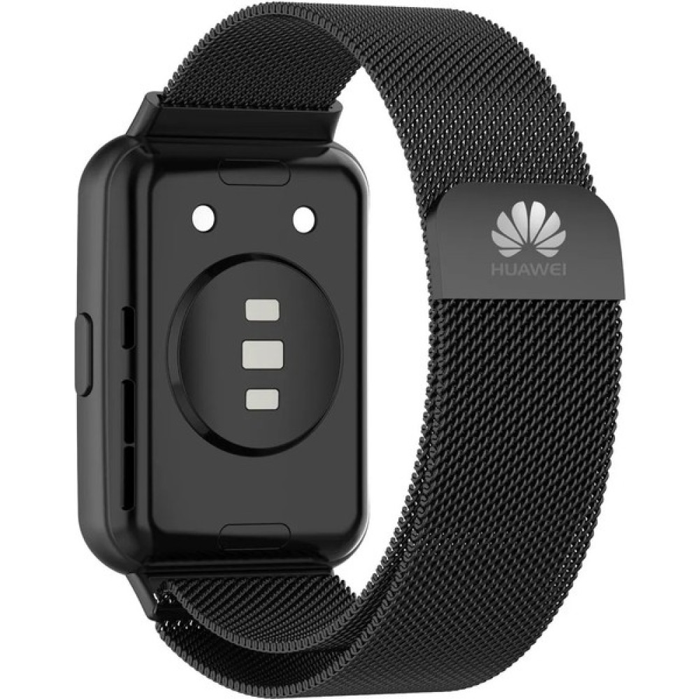 Elektro Fast Huawei Watch Fit 2 Uyumlu Paslanmaz Çelik Metal Hasır Kordon 20MM - Siyah Giyilebilir Teknoloji Aksesuarları Fiyatı
