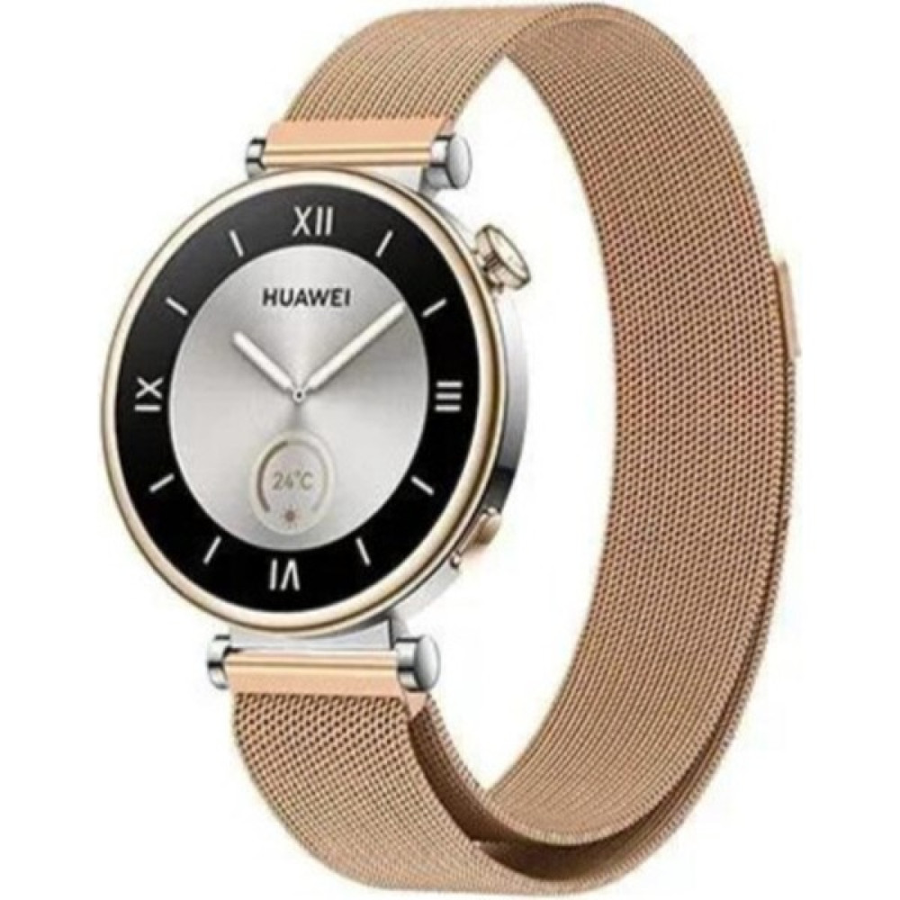 Elektro Fast Huawei Watch Gt4 41 mm Uyumlu 18 mm Milano Paslanmaz Çelik Hasır Örğü Kordon - Rose Giyilebilir Teknoloji Aksesuarları Fiyatı