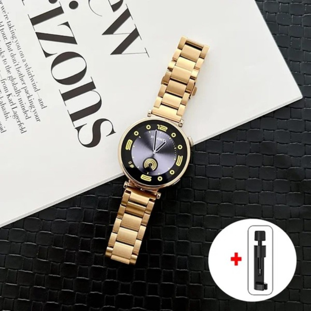 Elektro Fast Huawei Watch Gt4 41 mm Uyumlu Klasik Paslanmaz Çelik Kordon 18MM Giyilebilir Teknoloji Aksesuarları Fiyatı